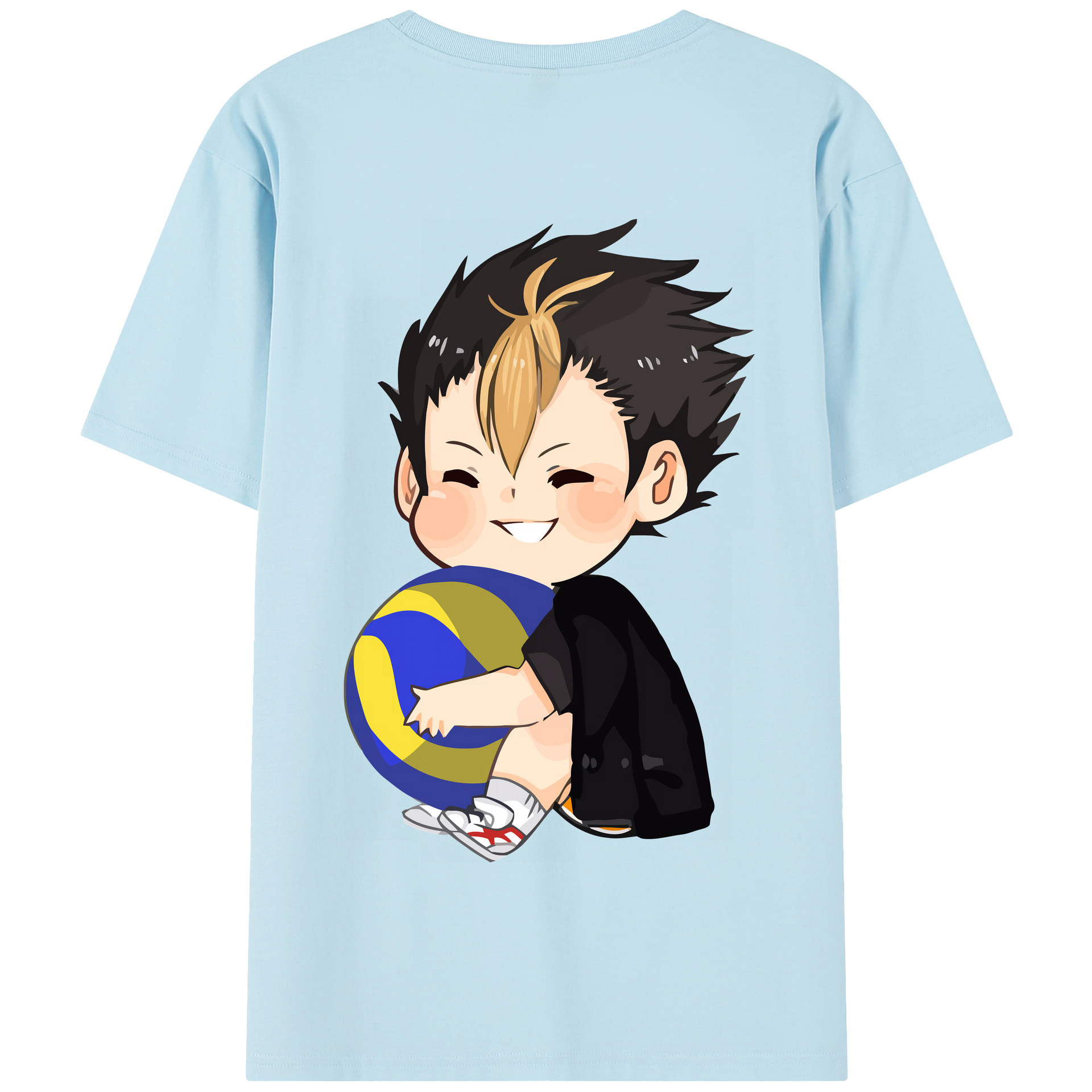 （画像用） ハイキュー!! Haikyu!! 綿100％半袖Tシャツ（背面プリント）